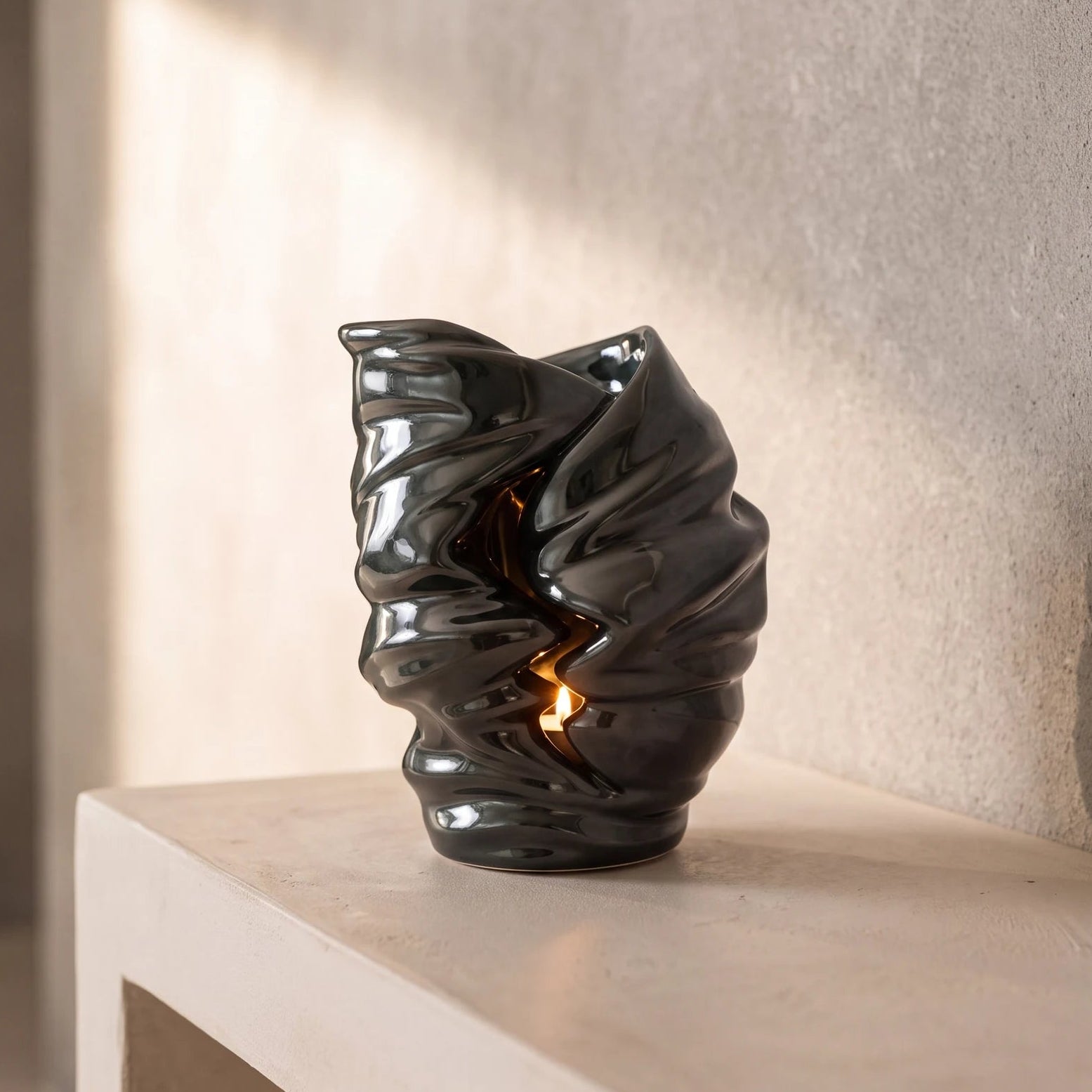 Light Adult Cremation Urn for Ashes in Green