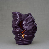Light Adult Cremation Urn for Ashes in Violet