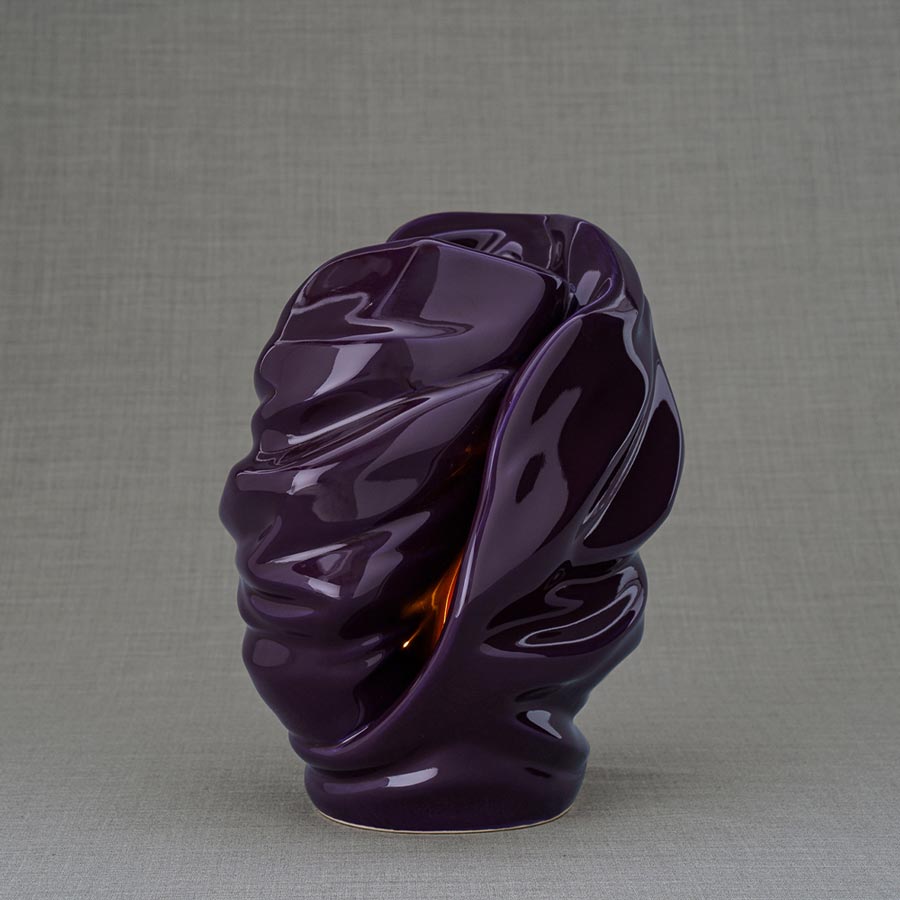 Light Adult Urn for Ashes Violet Left View