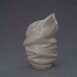 Light Small Urn for Ashes in Cream