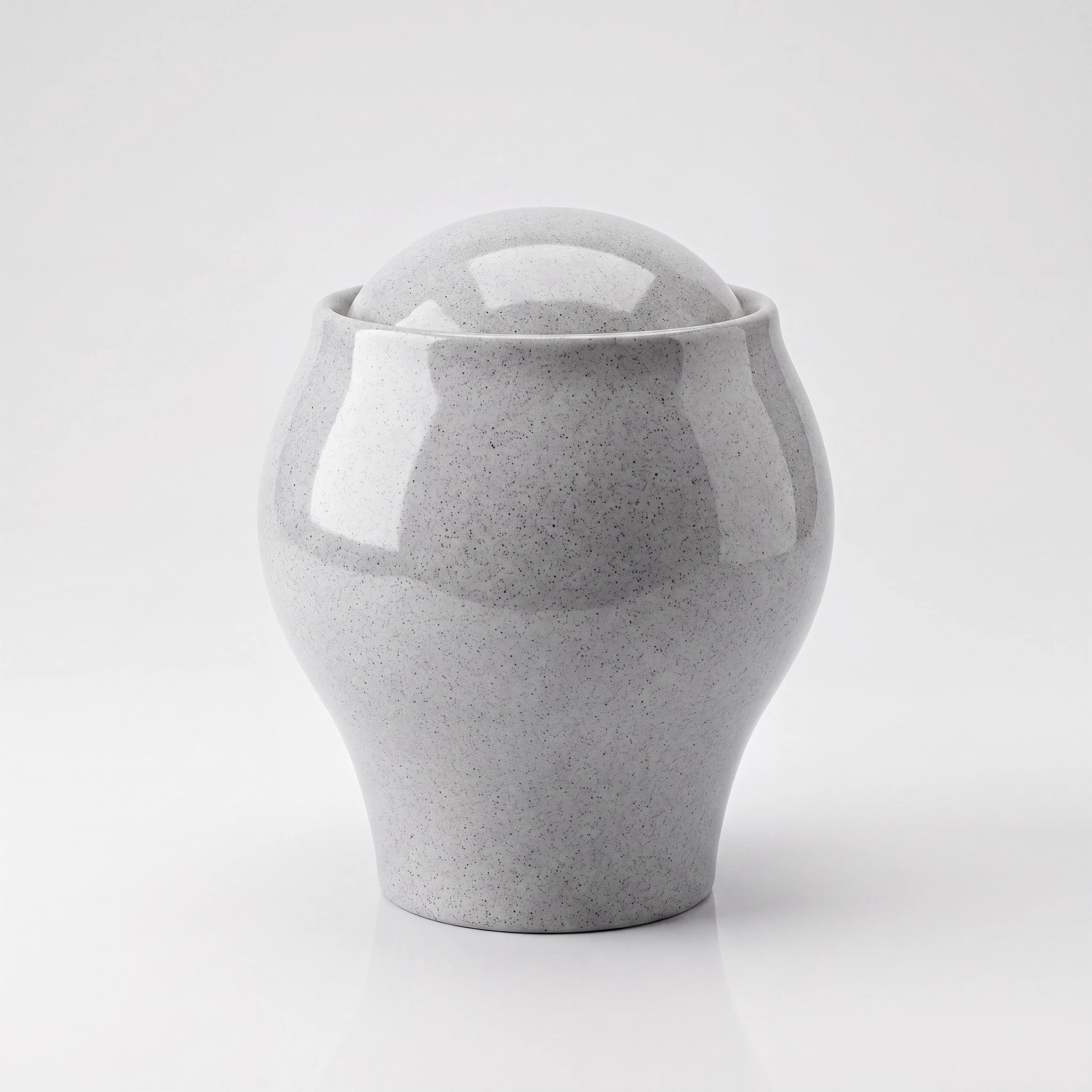 Light Grey Classic Adult Cremation Urn for Ashes