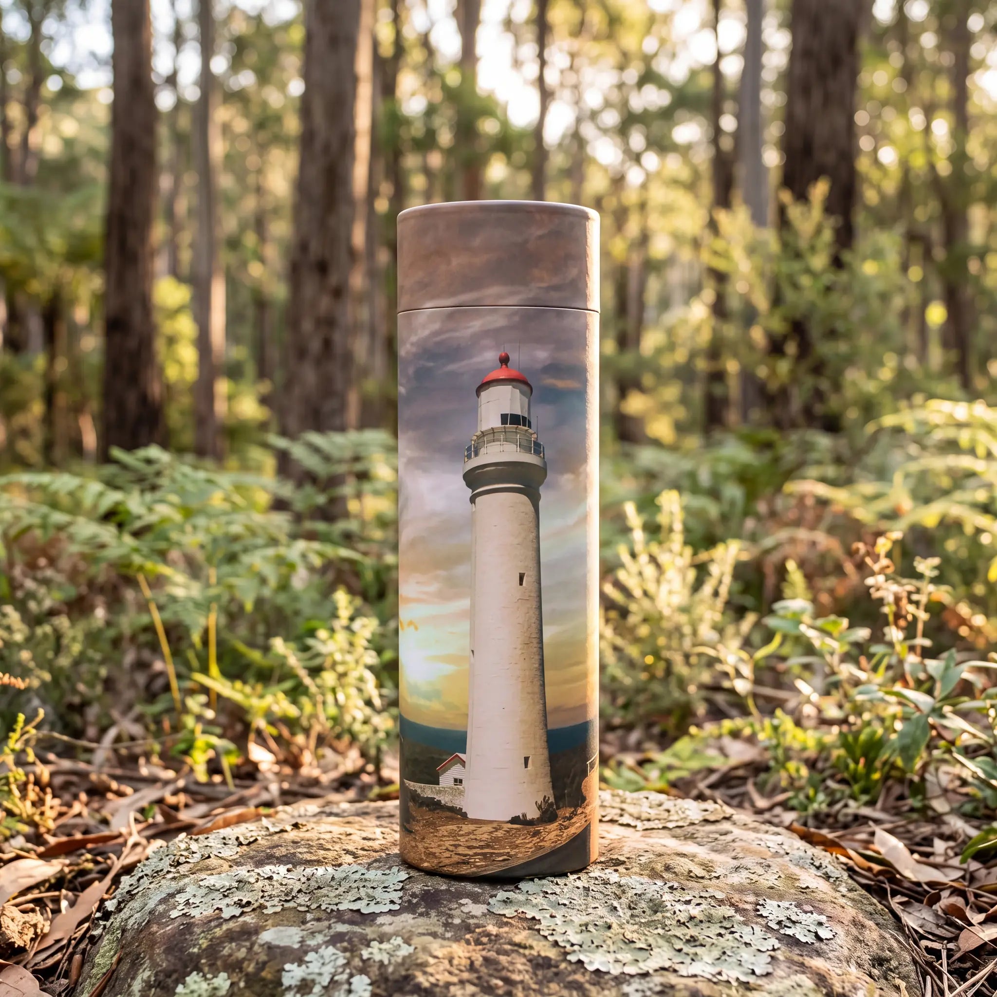 Lighthouse-Eco-Friendly-Scattering-Tube-for-Ashes-Adult-In-the-Woods