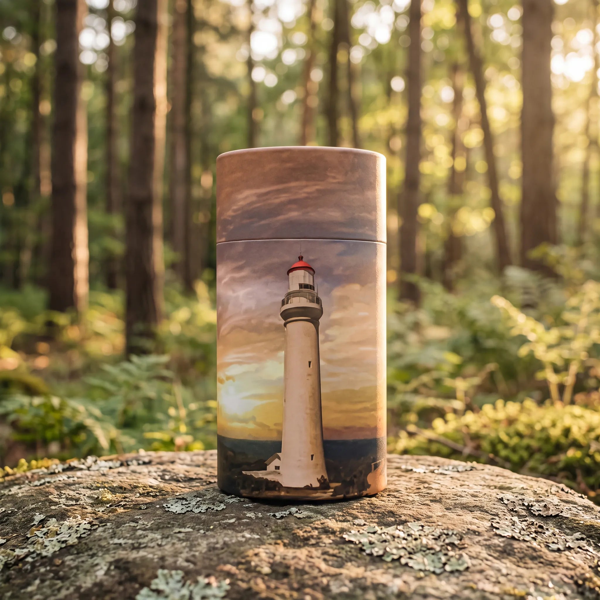 Lighthouse-Eco-Friendly-Scattering-Tube-for-Ashes-Mini-In-the-Woods