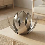 Lotus Adult Cremation Urn for Ashes in Stainless Steel