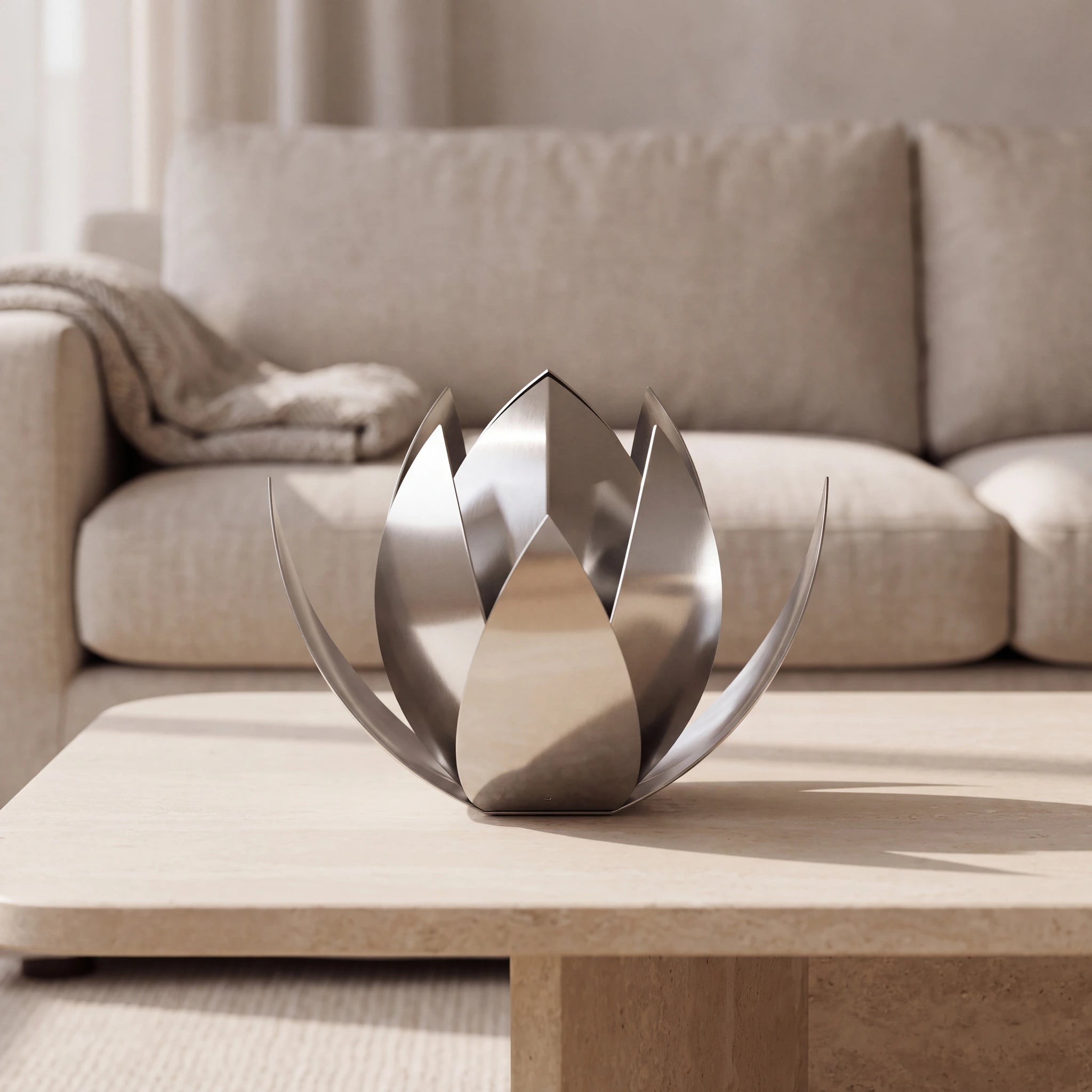 Lotus-Companion-Urns-for-Two-Adults-in-Stainless-Steel-amto_stone_coffee
