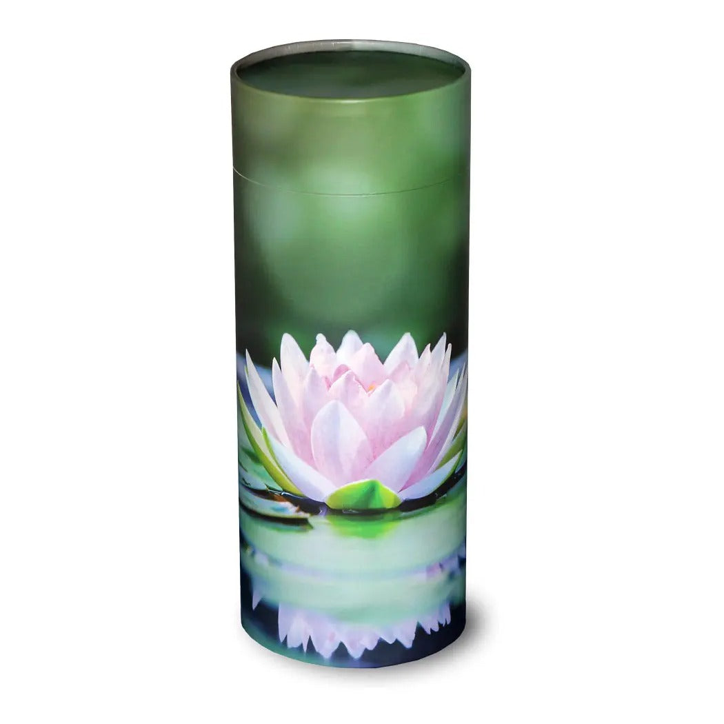 Lotus Eco Friendly Scattering Tube for Ashes - Adult