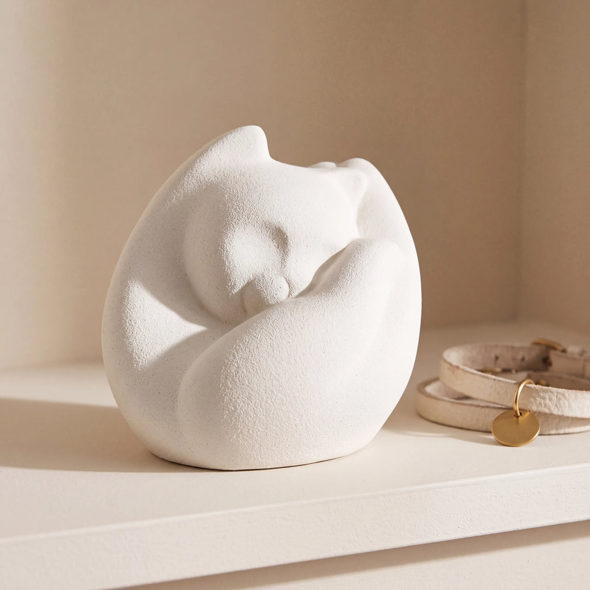 Loving-Hands-Cat-Pet-Urn-for-Ashes-in-White-pet_collar_ledge