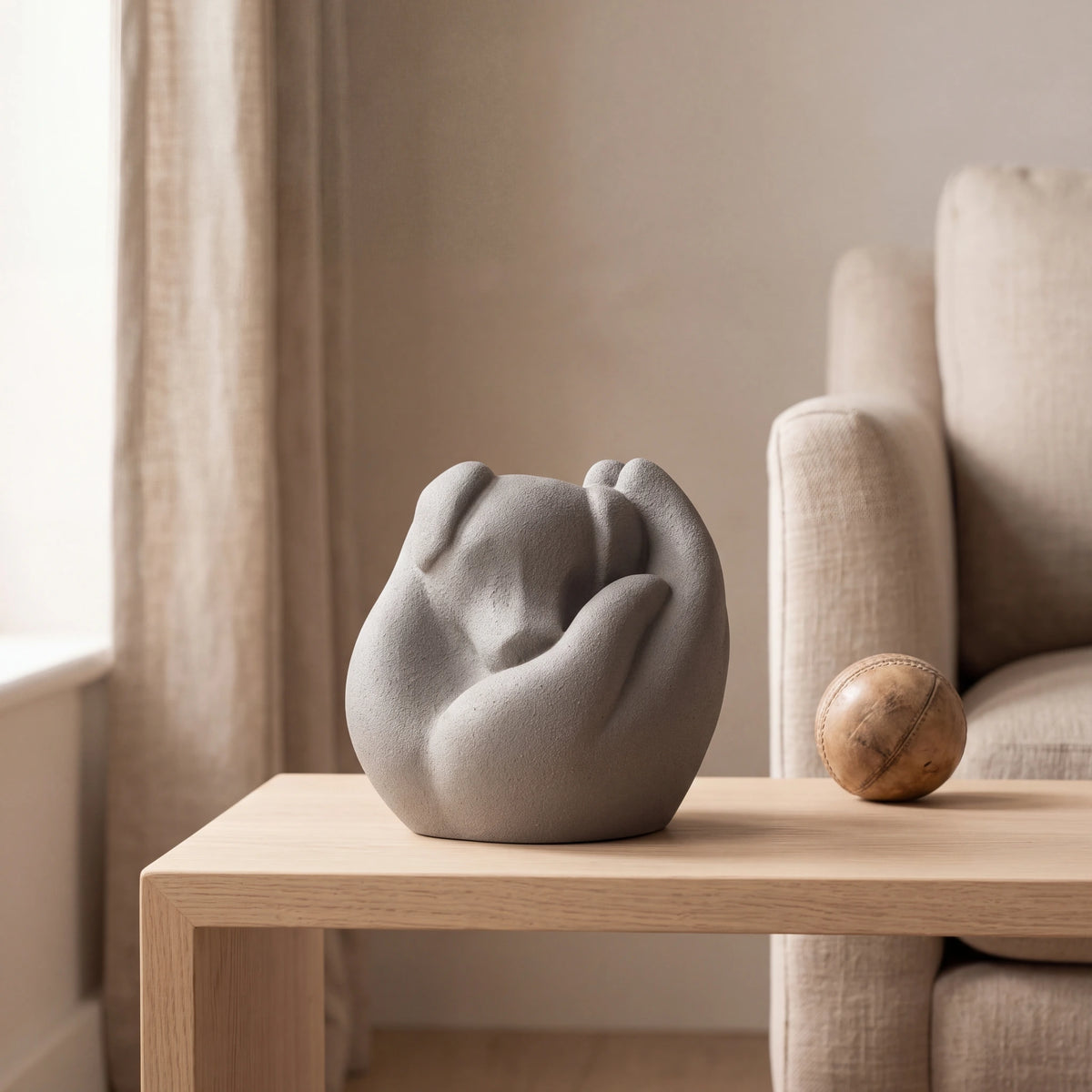 Loving-Hands-Dog-Pet-Urn-for-Ashes-in-Grey-pet_reading_nook