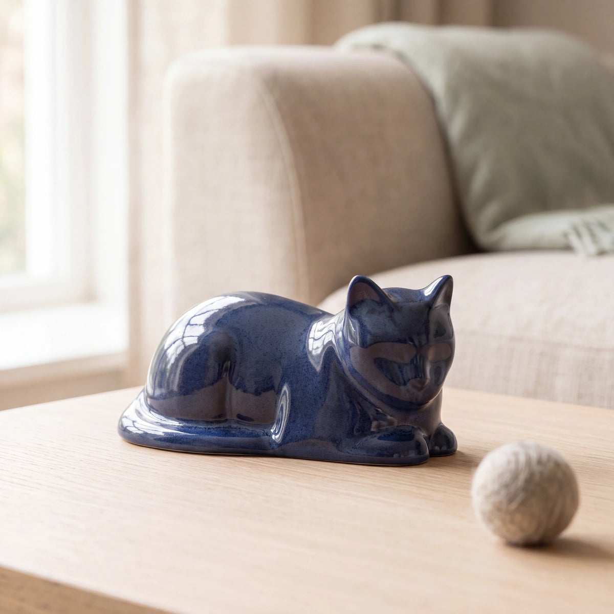 Lying-Cat-Mini-Urn-for-Ashes-in-Blue-pet_reading_nook