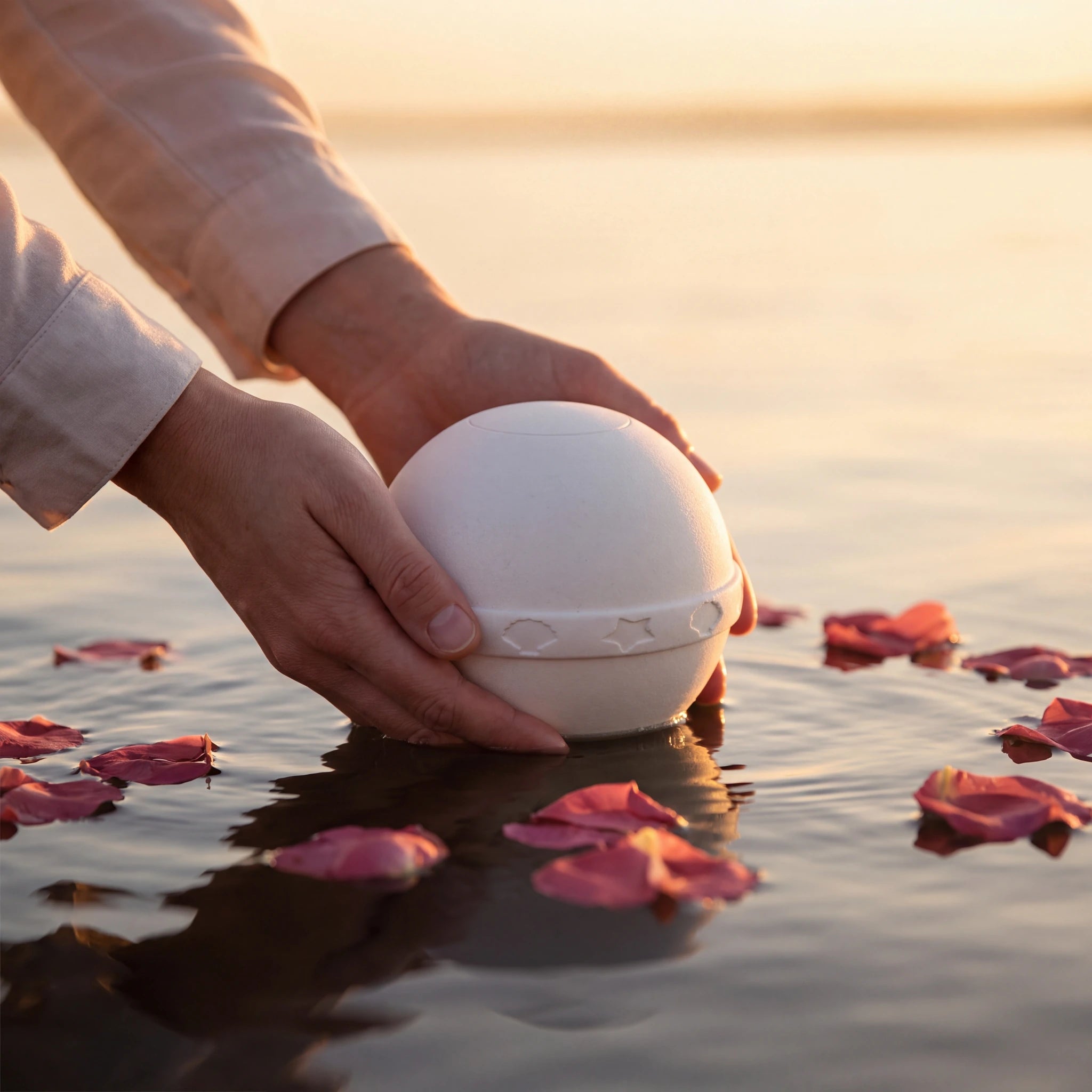 Nu Water Biodegradable Urn for Ashes – Small