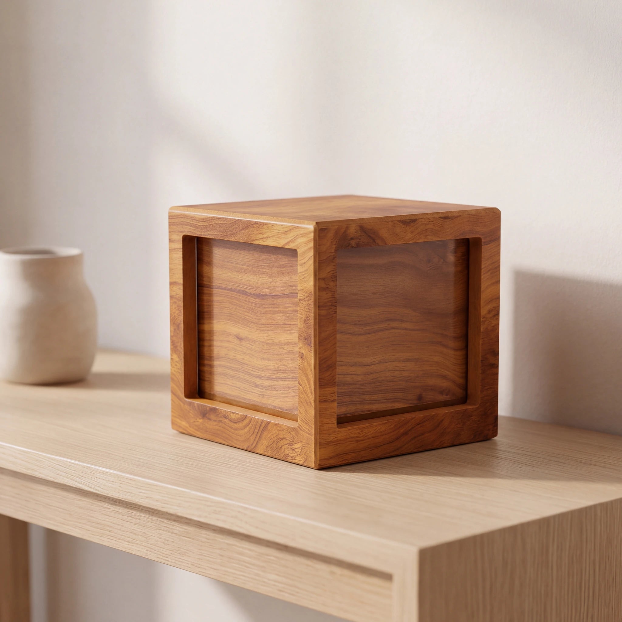 Oak-Wood-Effect-MDF-Photo-Frame-Medium-Urn-for-Ashes-Oak-Console
