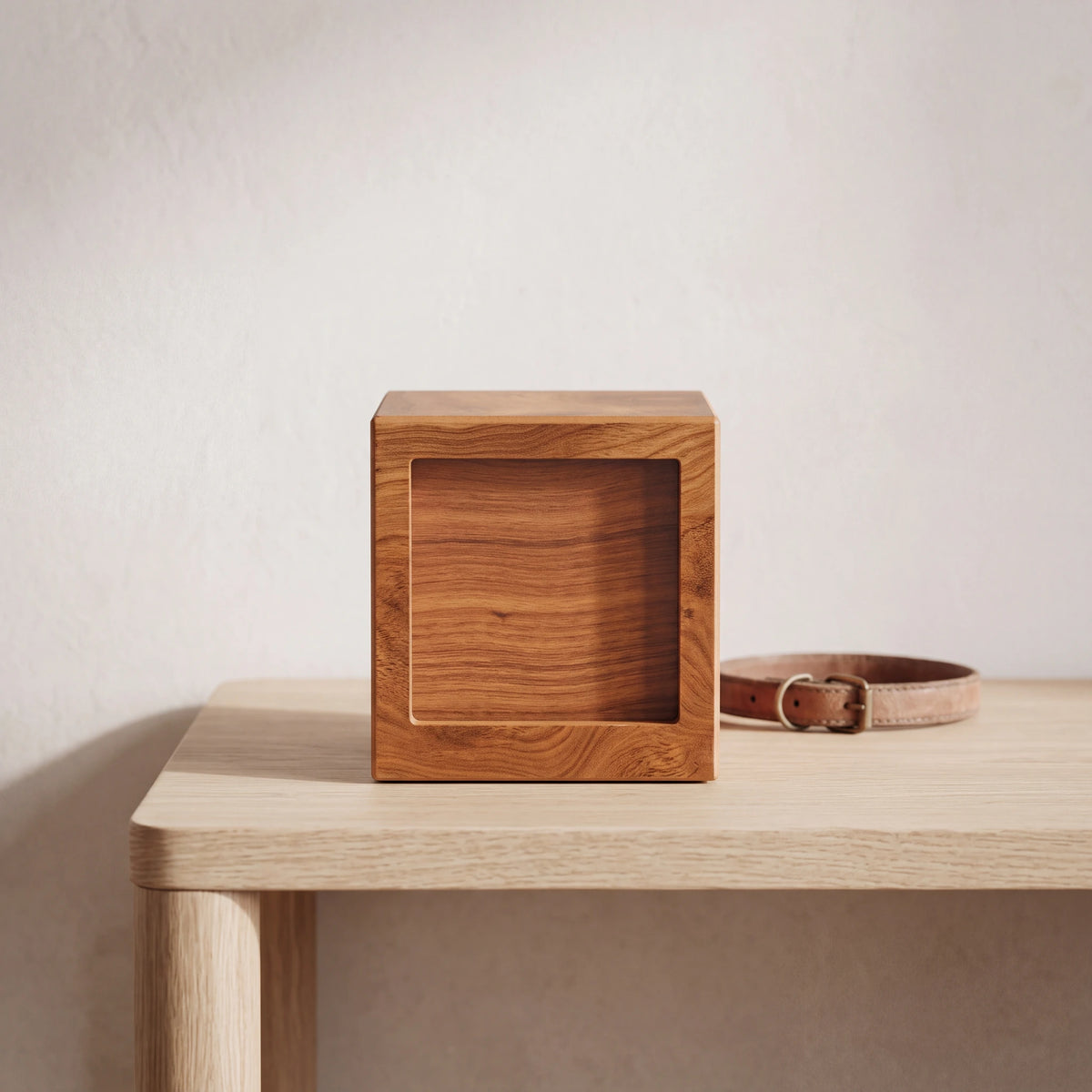Oak-Wood-Effect-MDF-Photo-Frame-Medium-Urn-for-Ashes-On-the-Console