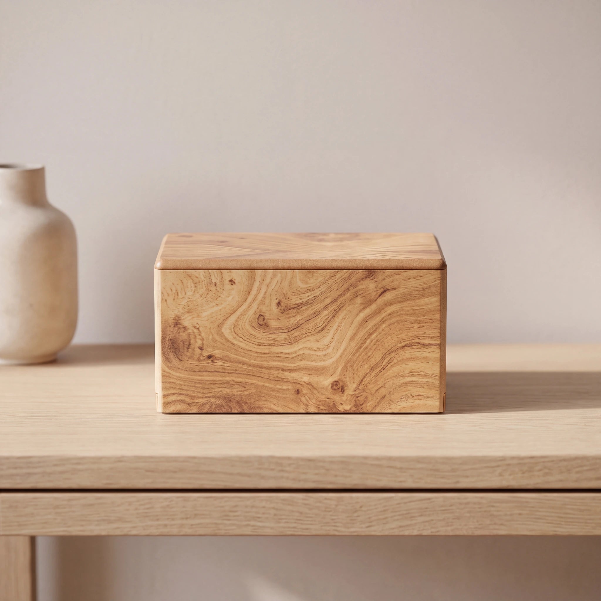 Oak-Wood-Effect-MDF-Small-Urn-for-Ashes-Oak-Console