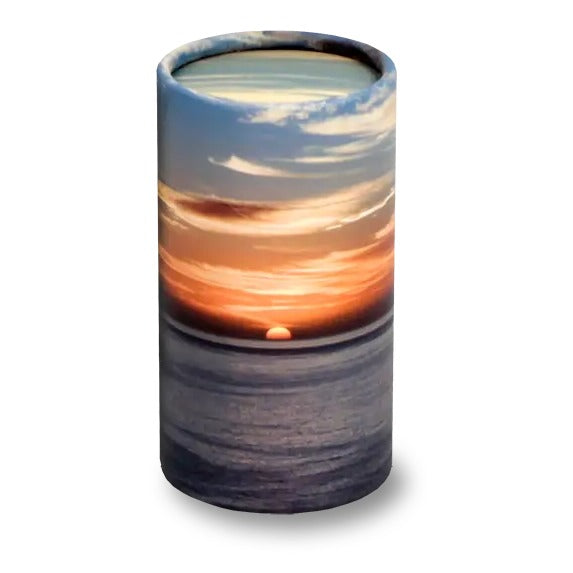 Ocean Sunset Eco Friendly Scattering Tube for Ashes - Mini