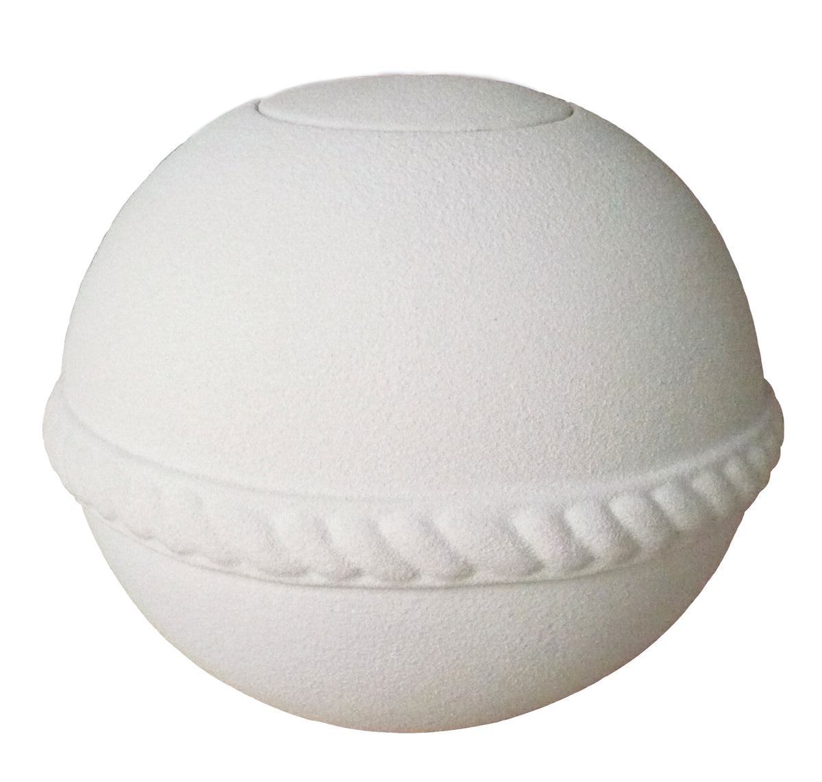 Oceane Round Quartz Biodegradable Water Urn for Ashes - Small