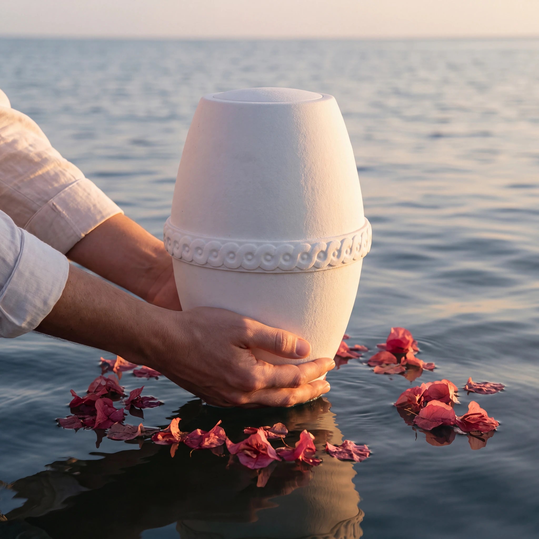 Oceanus Biodegradable Urn for Ashes – Adult