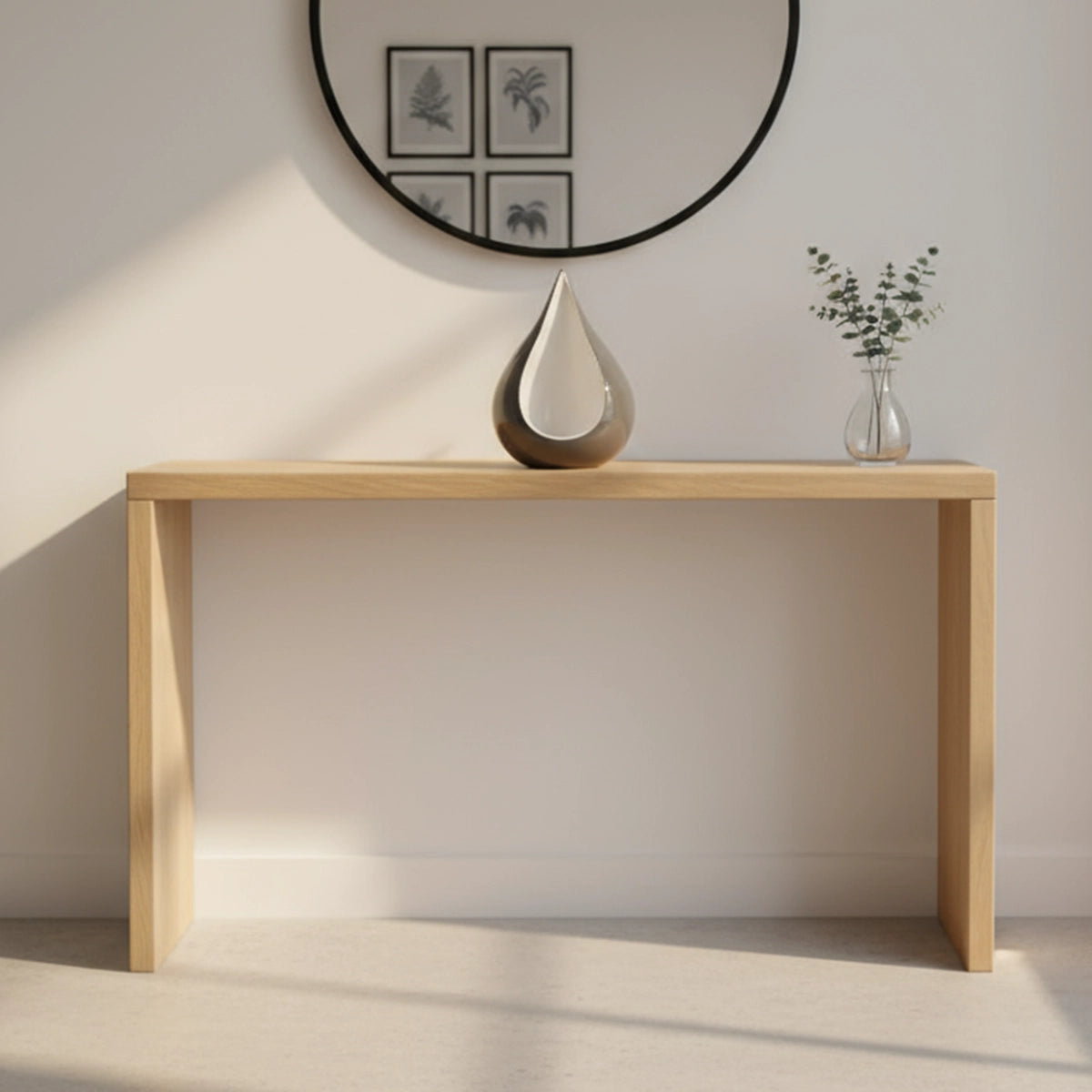 Odyssee Metal Teardrop Urn for Ashes in Grey