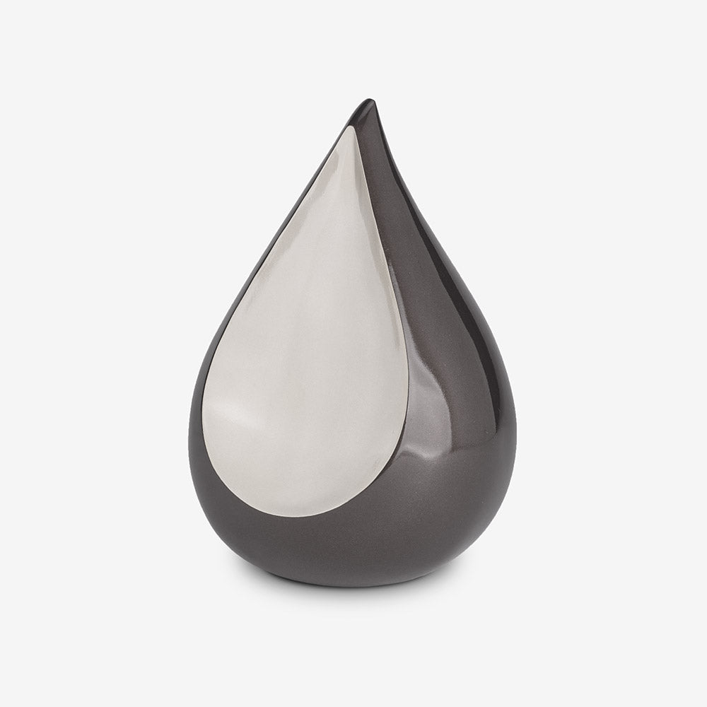 Odyssee Teardrop Urn for Ashes in Grey