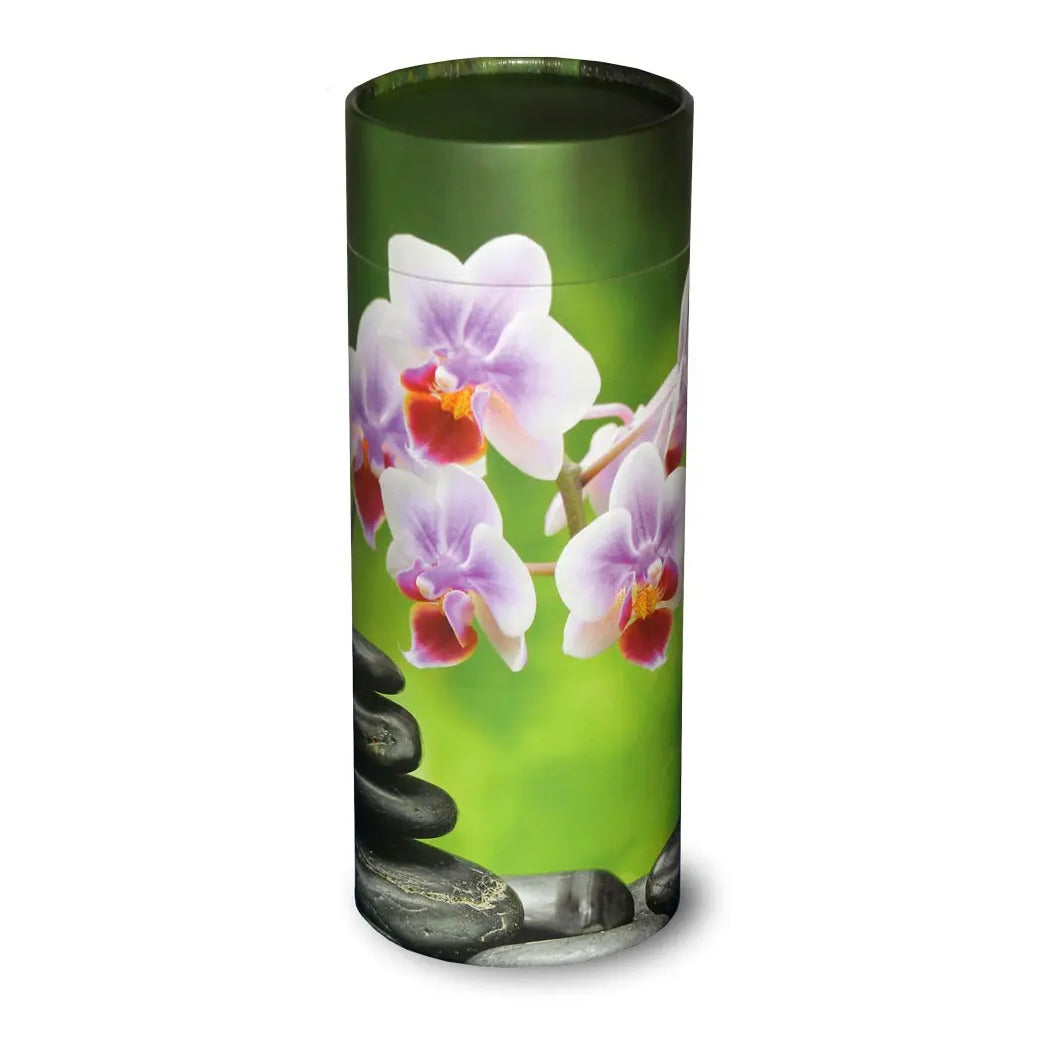 Orchid Eco Friendly Scattering Tube for Ashes - Adult