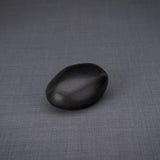Palm Stone Small Urn for Ashes in Matte Black