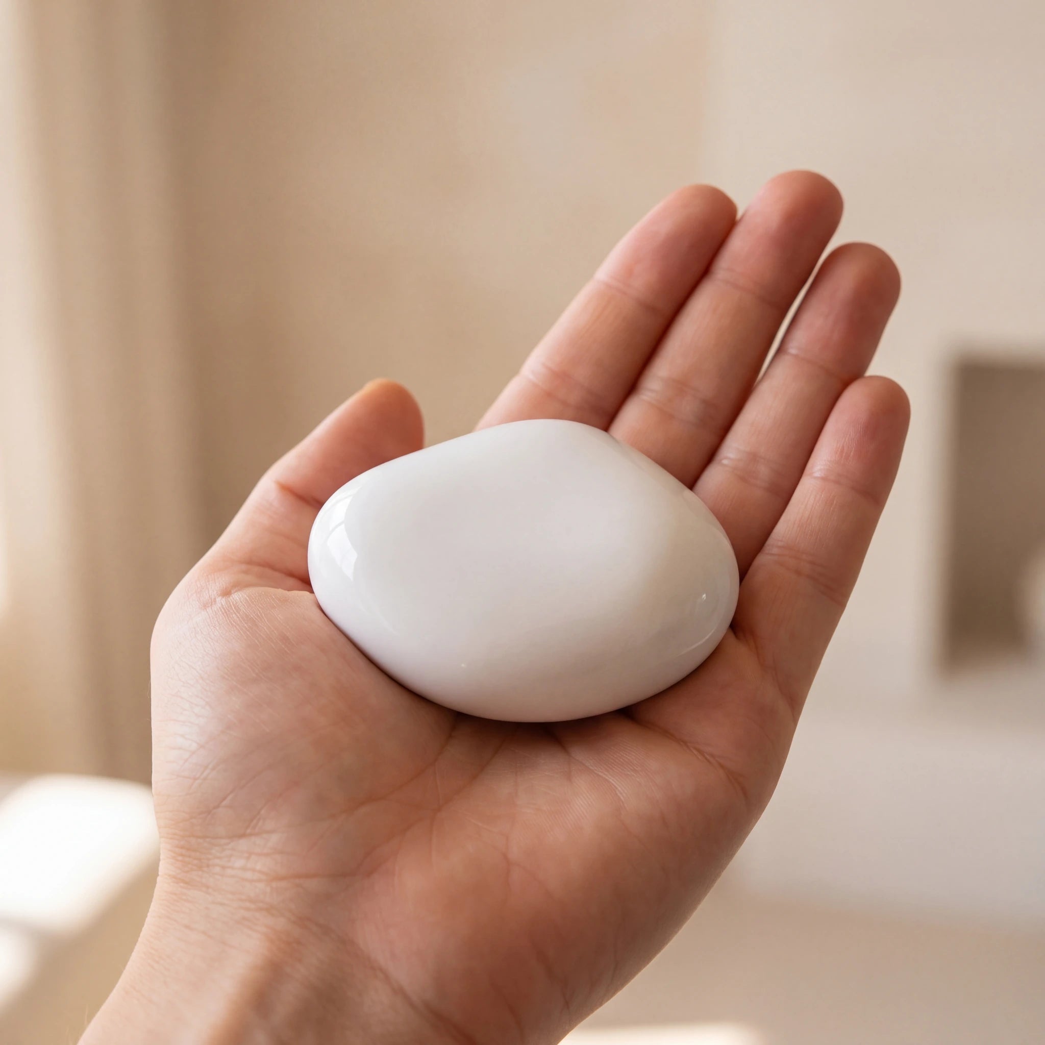 Palm-Stone-Small-Urn-for-Ashes-in-White-In-the-Palm