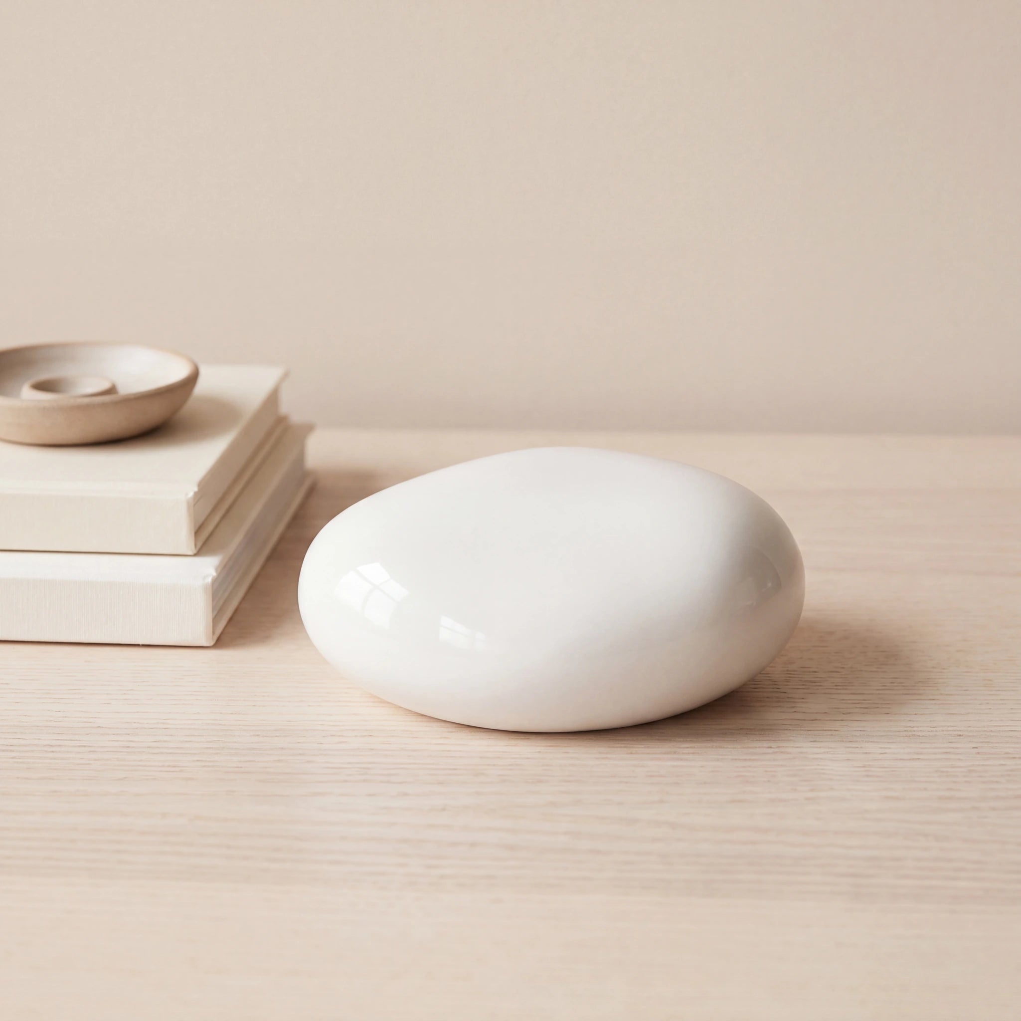 Palm-Stone-Small-Urn-for-Ashes-in-White-keepsake_books_dish