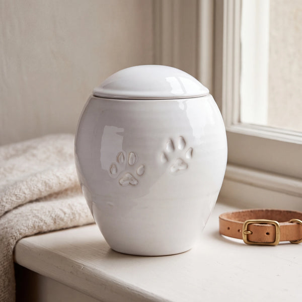 Pawprints-Pet-Urn-for-Ashes-in-White-Large-pet_sunny_sill