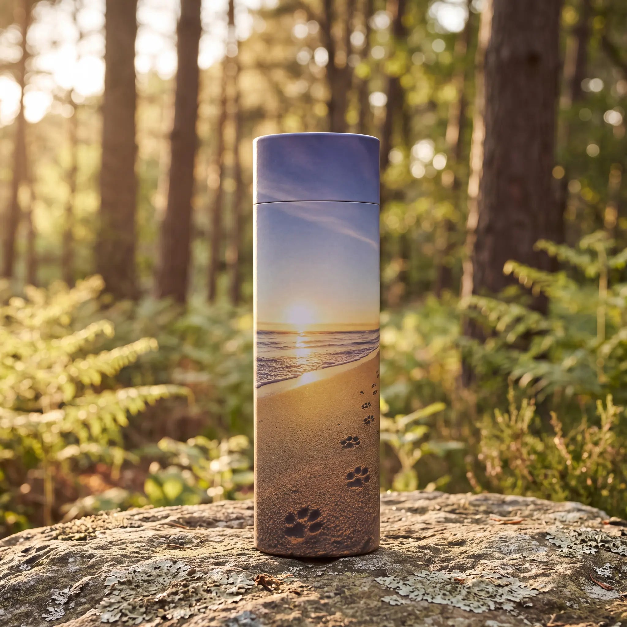Paws-to-Paradise-Eco-Friendly-Scattering-Tube-for-Pet-Ashes-Medium-In-the-Woods