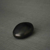 Pebbles Small Urn for Ashes in Matte Black