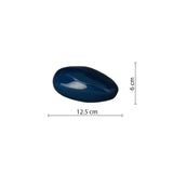 Pebbles Small Urn for Ashes in Metallic Blue