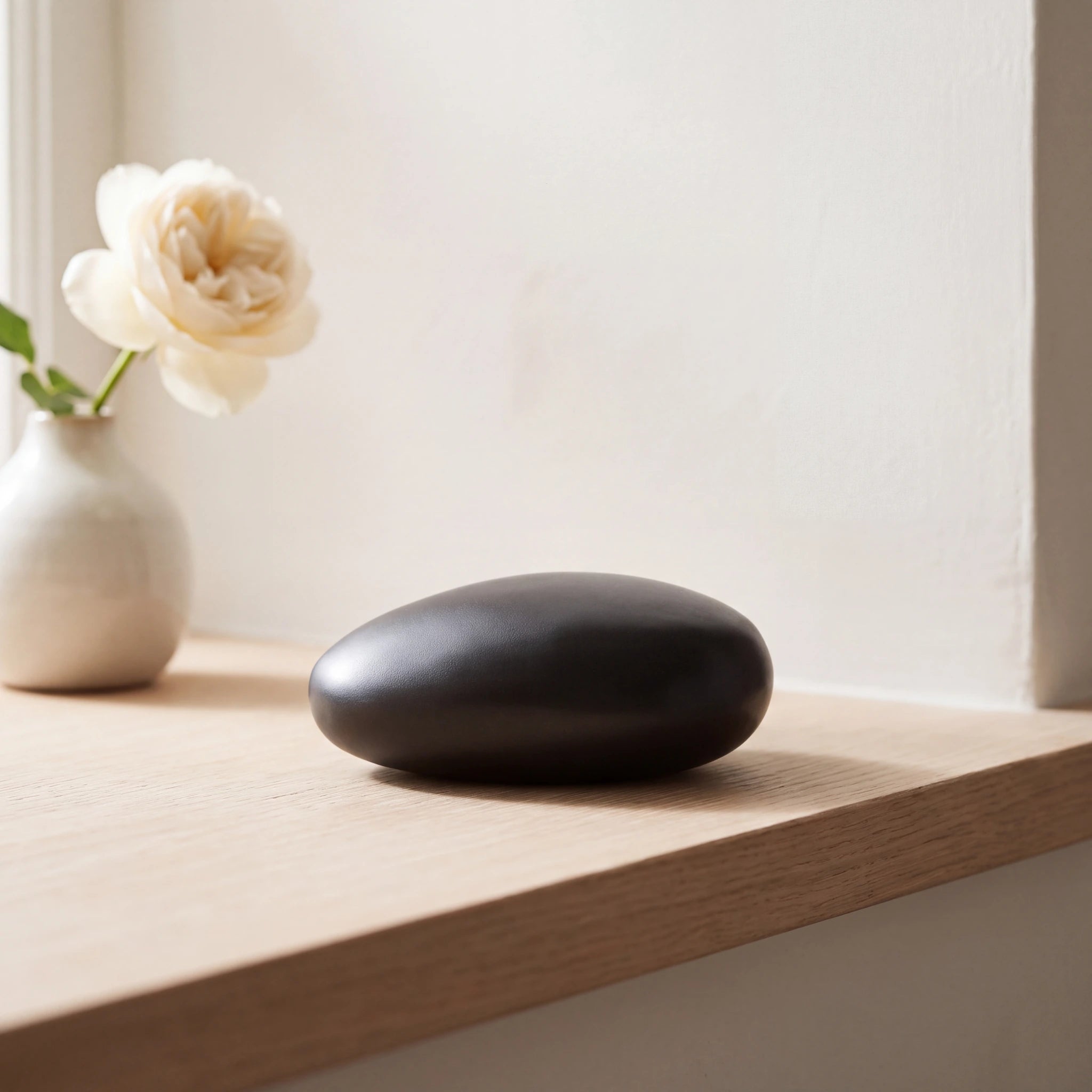 Pebbles-Small-Urn-for-Ashes-in-Matte-Black-keepsake_bud_vase