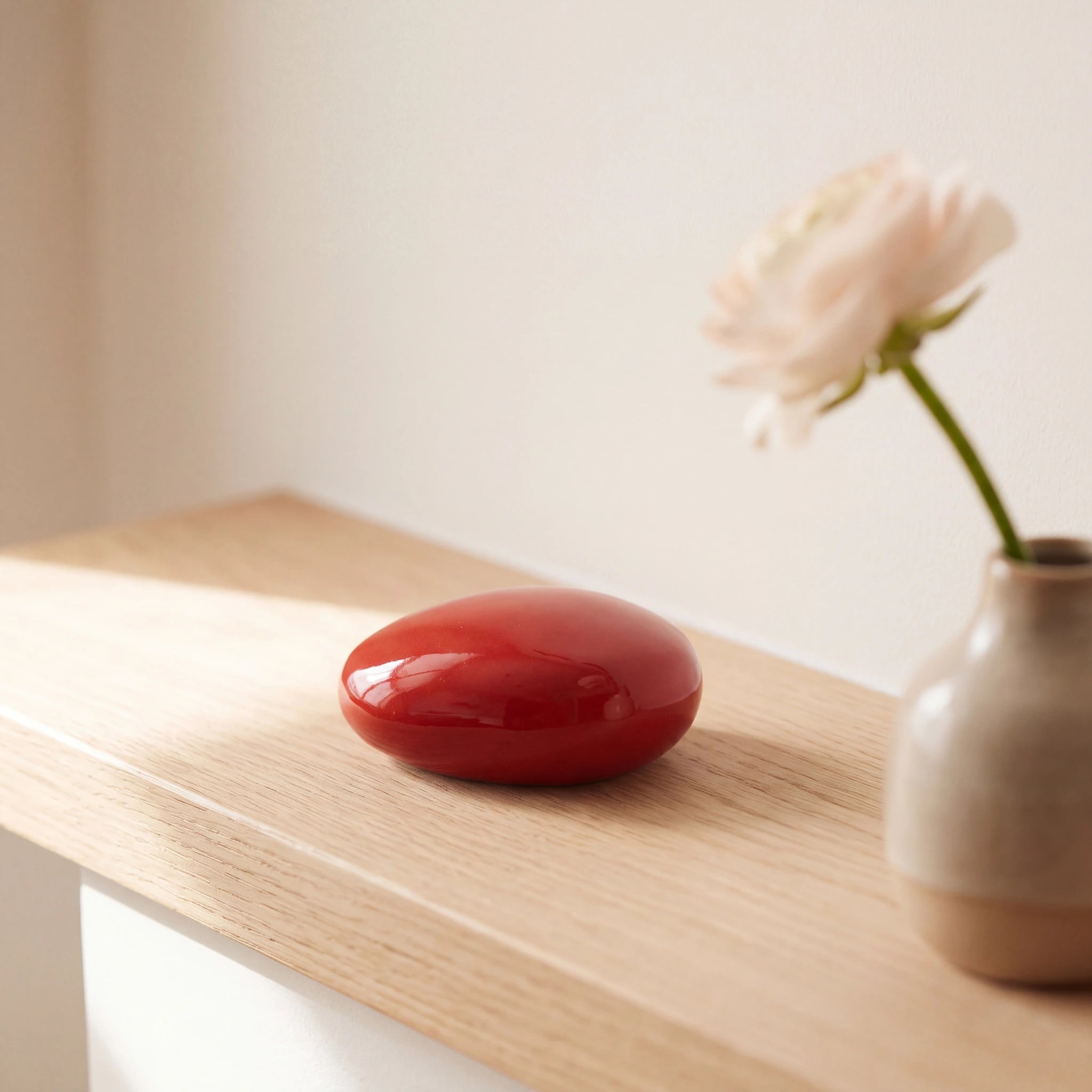 Pebbles-Small-Urn-for-Ashes-in-Red-keepsake_bud_vase