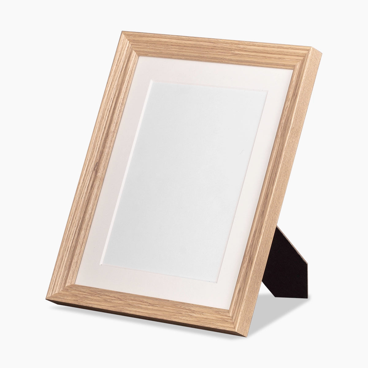 Pet Memorial Photo Frame for Ashes in Light Oak Large Left Facing