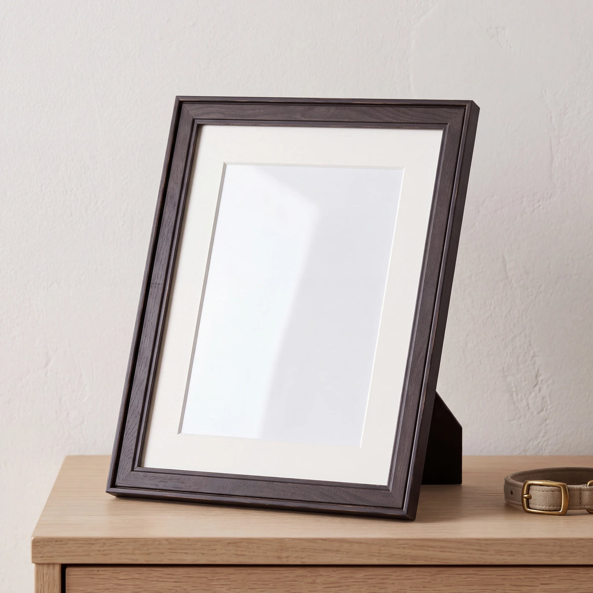 Pet-Memorial-Photo-Frame-in-Black-Large-On-the-Console