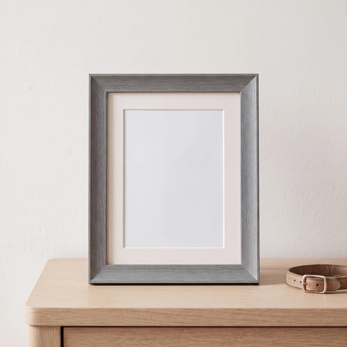 Pet-Memorial-Photo-Frame-in-Grey-Large-On-the-Console