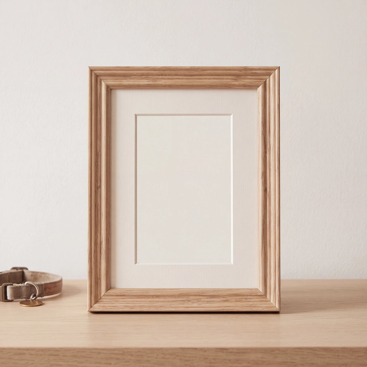 Pet-Memorial-Photo-Frame-in-Light-Oak-Small-Ready-for-Your-Photo