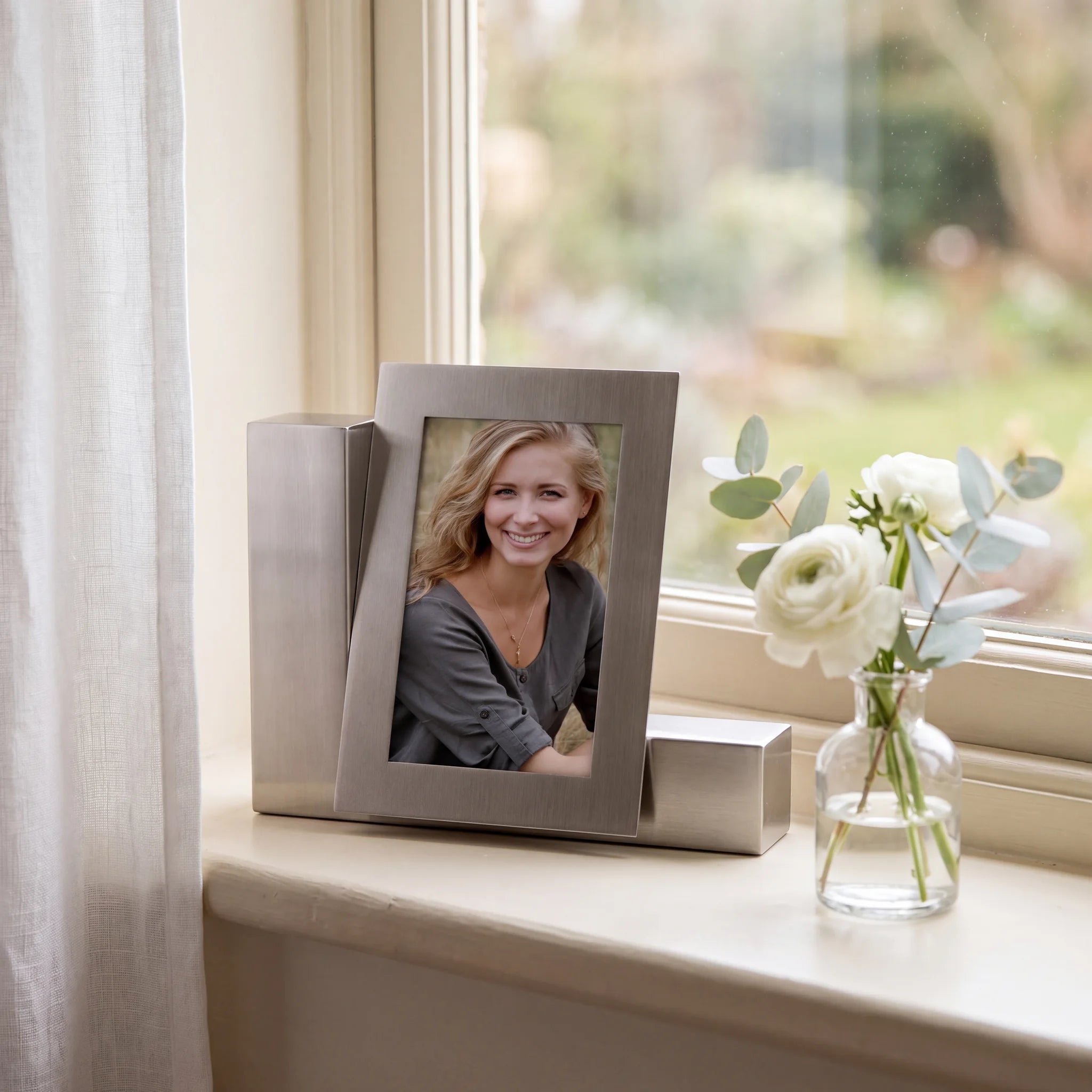Photo-Small-Urn-for-Ashes-in-Stainless-Steel-keepsake_windowsill_posy