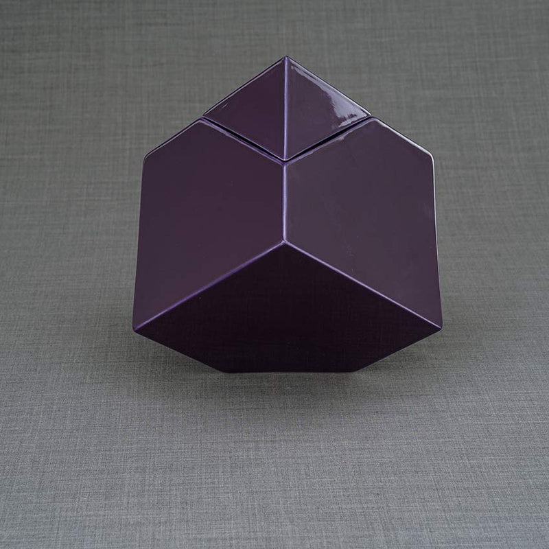 Pinnacle Adult Cremation Urn for Ashes in Violet
