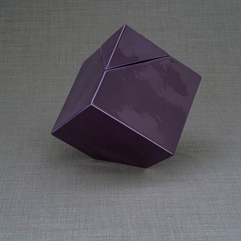 Pinnacle Adult Cremation Urn for Ashes in Violet