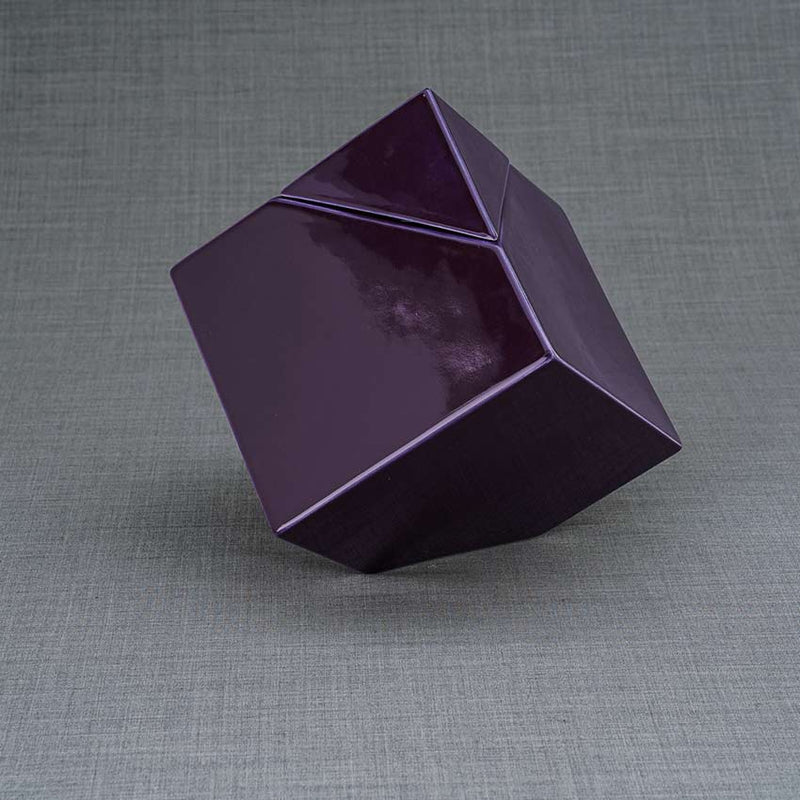 Pinnacle Adult Cremation Urn for Ashes in Violet