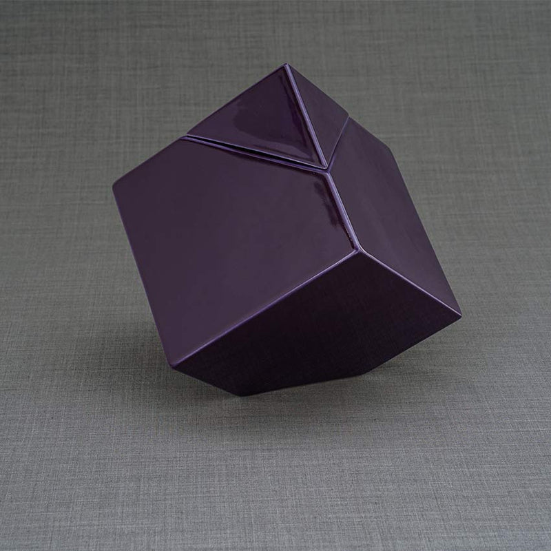 Pinnacle Adult Cremation Urn for Ashes in Violet
