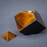 Pinnacle Adult Cremation Urn for Ashes in Brown