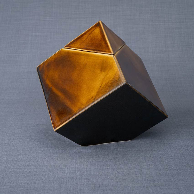 Pinnacle Adult Cremation Urn for Ashes in Brown