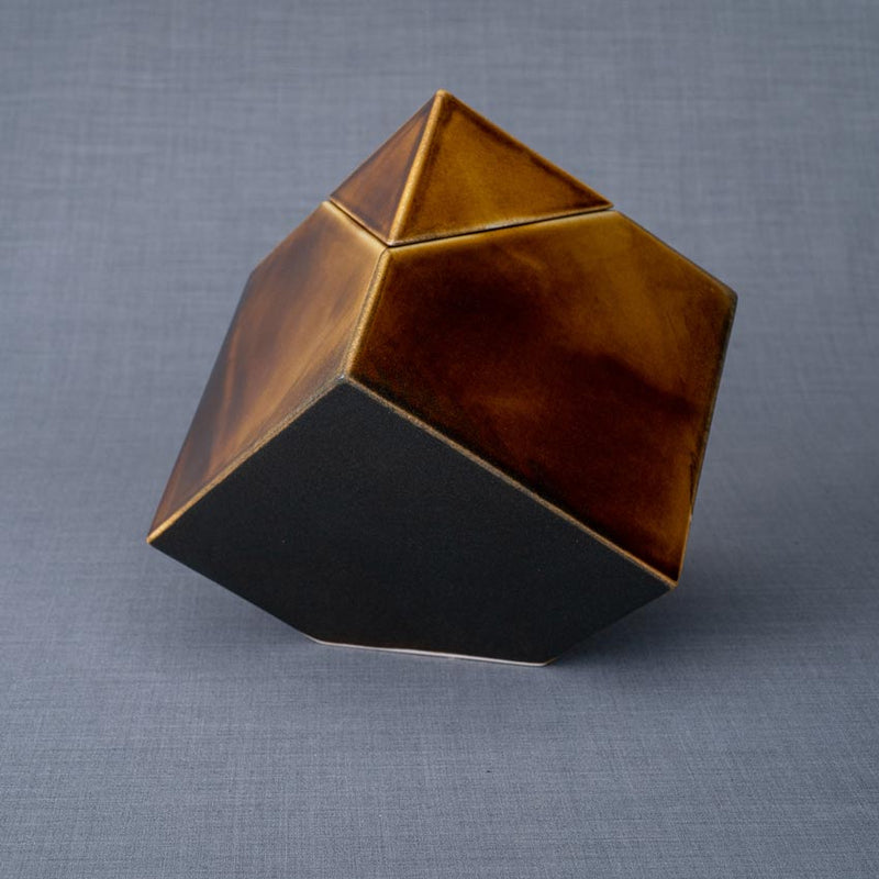 Pinnacle Adult Cremation Urn for Ashes in Brown