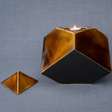 Pinnacle Adult Cremation Urn for Ashes in Brown