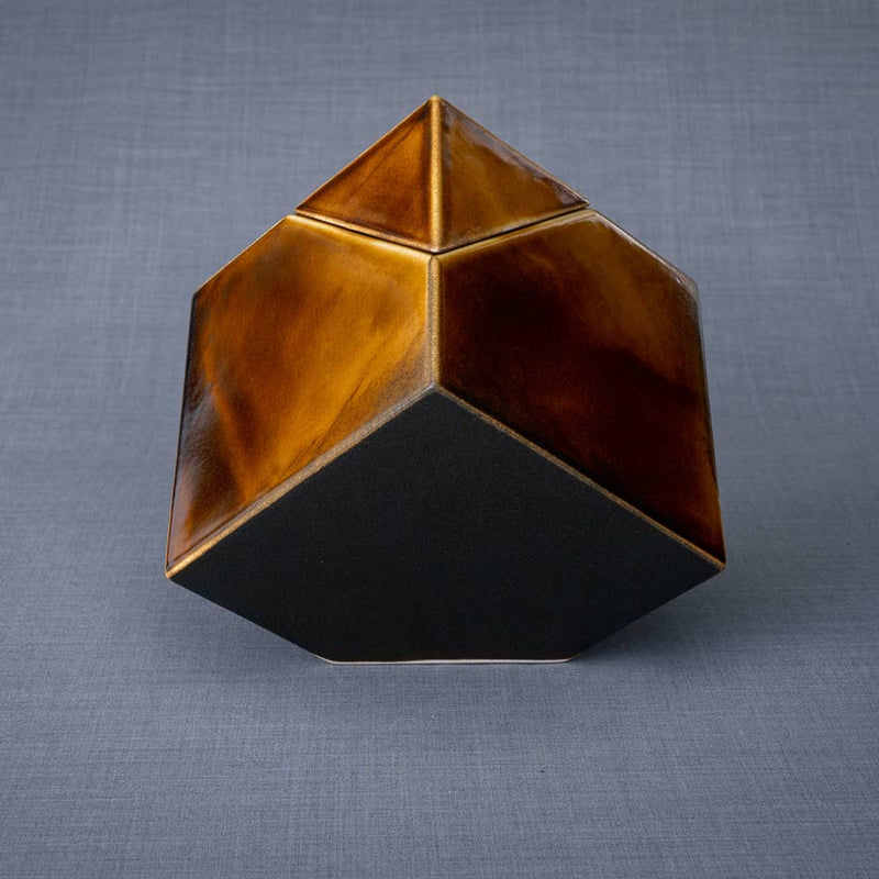 Pinnacle Adult Cremation Urn for Ashes in Brown