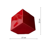 Pinnacle Adult Cremation Urn for Ashes in Red