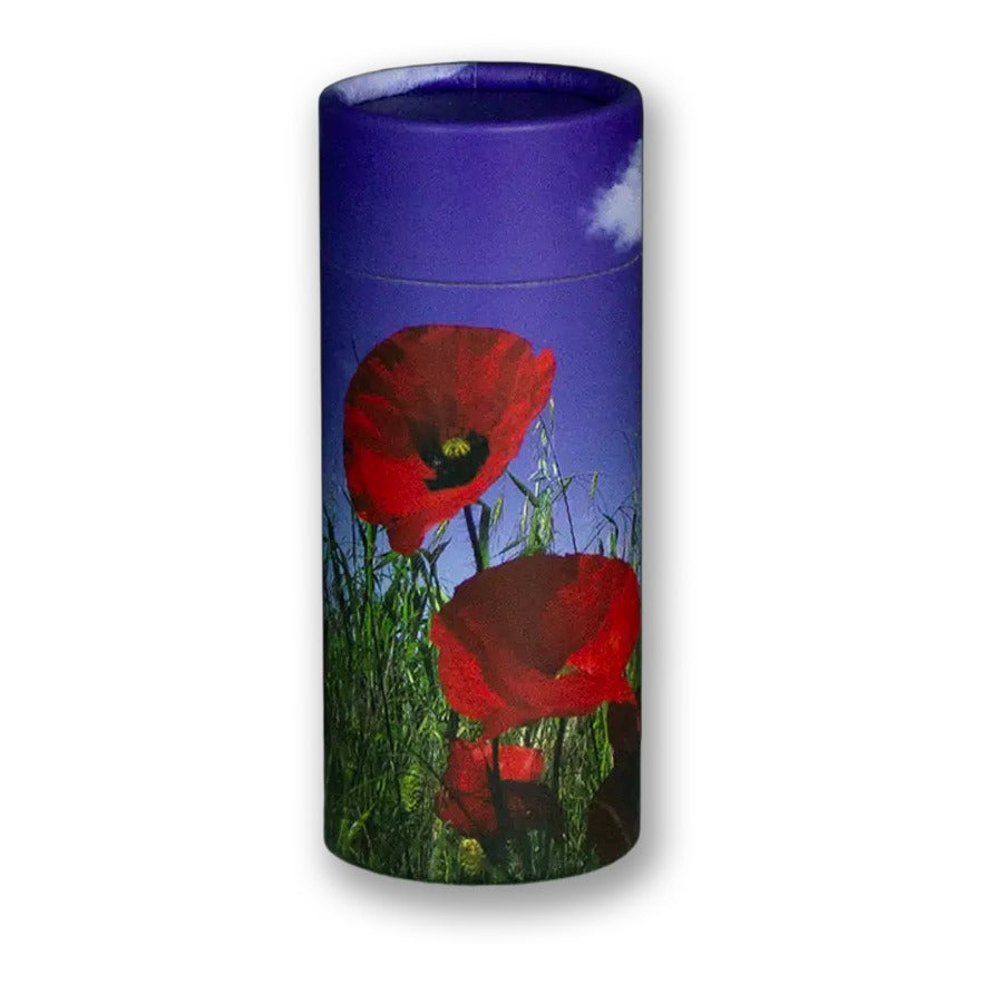 Poppy Eco Friendly Scattering Tube for Ashes - Token