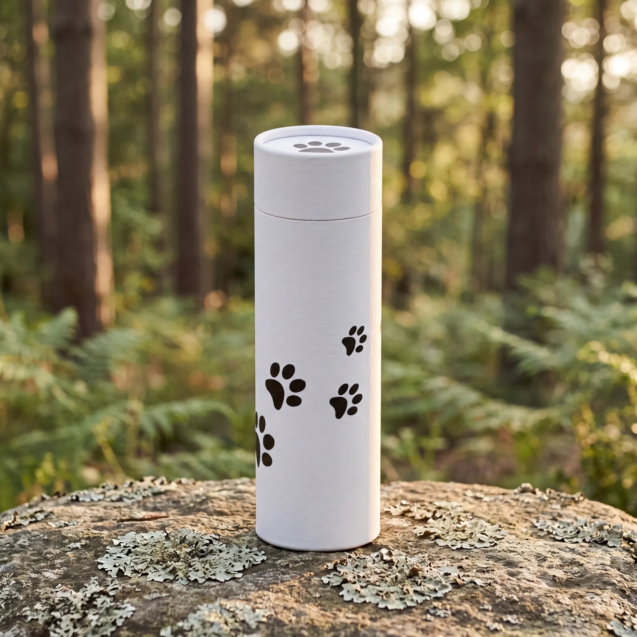 Precious-Paws-Eco-Friendly-Scattering-Tube-for-Pet-Ashes-Small-In-the-Woods