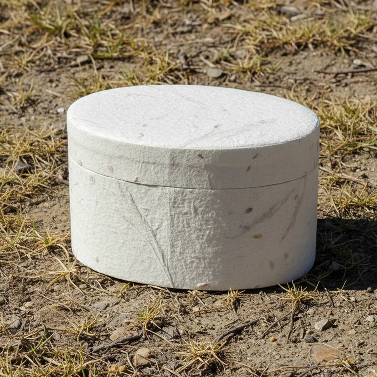 Purity Earthurn Biodegradable Urn for Ashes in White - Extra Large